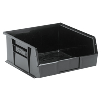 Ultra Stack & Hang Bin, 11" W x 5" H x 10-7/8" D, Black Meunier Outillage Industriel