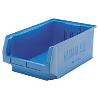 Bac MAGNUM, 7-7/8" ha x 12-3/8" la x 19-3/4" p, Capacit&eacute; de 150 lb, Noir Meunier Outillage Industriel