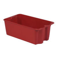 Stack-N-Nest<sup>®</sup> Plexton Containers, 16.9" W x 30.6" D x 11.1" H, Red CD190 | Meunier Outillage Industriel