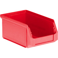 Hopper Stackable Bin, 5" W x 3" H x 6" D, Red CD334 | Meunier Outillage Industriel