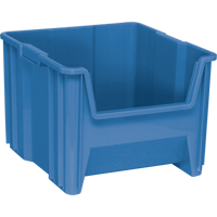 Giant Stacking Containers, 16.5" W x 17.5" D x 12.5" H, Blue Meunier Outillage Industriel
