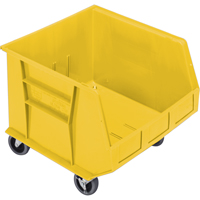 Bac mobile, 14" ha x 16-1/2" la x 18" p, Capacit&eacute; de 75 lb, Jaune Meunier Outillage Industriel
