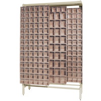 Syst&egrave;me de stockage &agrave; glissi&egrave;re &agrave; bacs basculants autonome, 48" la x 18" p x 77" h, 303 tiroirs Meunier Outillage Industriel