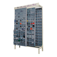 Syst&egrave;me de stockage &agrave; glissi&egrave;re &agrave; bacs basculants autonome, 48" la x 18" p x 77" h, 720 tiroirs Meunier Outillage Industriel
