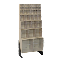 Tip-Out Bins Stand, 23-5/8" W x 8" D x 52" H, 38 Drawers Meunier Outillage Industriel
