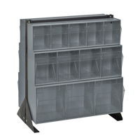 Tip-Out Bins Stand, 23-5/8" W x 16" D x 28" H, 24 Drawers Meunier Outillage Industriel