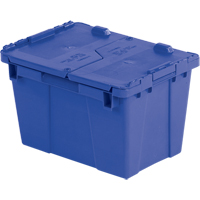 Flipak&reg; Polyethylene Plastic (PE) Distribution Containers, 15.2" x 10.9" x 9.7", Blue Meunier Outillage Industriel