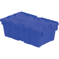 Flipak&reg; Polyethylene Plastic (PE) Distribution Containers, 19.7" x 11.8" x 7.3", Blue Meunier Outillage Industriel