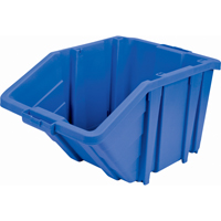 Bac g&eacute;ant en plastique, 15-1/2" la x 13" H x 25" p, Bleu, Capacit&eacute; 200 lb Meunier Outillage Industriel