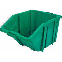 Bac g&eacute;ant en plastique, 15-1/2" la x 13" H x 25" p, Vert, Capacit&eacute; 200 lb Meunier Outillage Industriel
