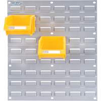 Metal Louvered Panel Bin Support Rack, 16 Bins, 18" W x 1/8" D x 19" H Meunier Outillage Industriel
