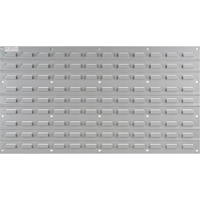 Metal Louvered Panel Bin Support Rack, 32 Bins, 36" W x 1/8" D x 19" H Meunier Outillage Industriel