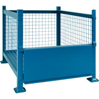 Bulk Stacking Containers, 34.5" W x 40.5" D x 30" H, 3000 lbs. Capacity Meunier Outillage Industriel