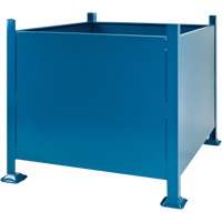 Bulk Stacking Containers, 30" H x 34.5" W x 40.5" D, 3500 lbs. Capacity Meunier Outillage Industriel
