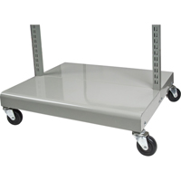 Mobile Tilt Bin Rack - Cart Only, Double-sided, 26-1/4" W x 22" D x 57-1/2" H CF475 | Meunier Outillage Industriel