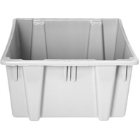 Stack & Nest Palletote Box, 13" x 15.5" x 19.5", Grey CF684 | Meunier Outillage Industriel