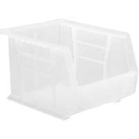 Clear-View Ultra Stack & Hang Bin, 8-1/4" W x 7" H x 10-3/4" D, Clear Meunier Outillage Industriel