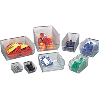 Bacs en fil m&eacute;tallique empilables et suspendables Meunier Outillage Industriel