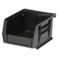 Stack & Hang Bin, 4-1/8" W x 3" H x 5-3/8" D, Black Meunier Outillage Industriel