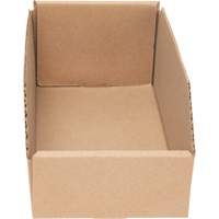Boîtes profondes en carton ondul&eacute;, 5-3/4" la x 11-1/4" p x 4-1/2" h, Beige Meunier Outillage Industriel