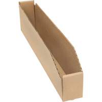 Deep Corrugated Parts Bins, 2-7/8" W x 17-1/4" D x 4-1/2" H, Beige Meunier Outillage Industriel