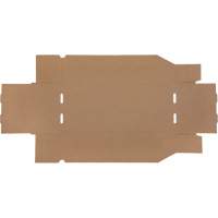 Deep Corrugated Parts Bins, 7-3/4" W x 17-1/4" D x 4-1/2" H, Beige Meunier Outillage Industriel