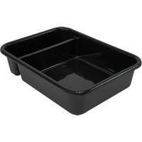 All-Purpose Compartmentalized Storage Tub, 7" H x 15" D x 20" L, Plastic, Black CG218 | Meunier Outillage Industriel