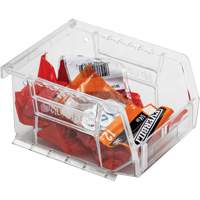 Crystal Clear Ultra Bins, 4-1/8" W x 3" H x 5-3/8" D, Clear Meunier Outillage Industriel