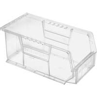 Crystal Clear Ultra Bins, 5-1/2" W x 5" H x 10-7/8" D, Clear Meunier Outillage Industriel