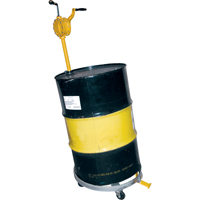 Chariots &agrave; inclinaison pour baril, Acier, Capacit&eacute;e 1200 lb, Diam&egrave;tre 23-1/2", Roue en Fonte Meunier Outillage Industriel