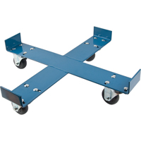 Chariot pour baril, Acier, Capacit&eacute;e 750 lb, Diam&egrave;tre 24", Roue en Polyol&eacute;fine Meunier Outillage Industriel