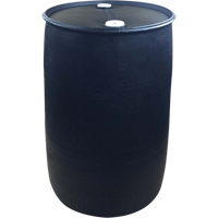 Polyethylene Drums, 55 US gal (45 imp. gal.), Closed Top, Black DC530 | Meunier Outillage Industriel