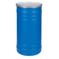 Polyethylene Drums, 15.5 US gal (12.91 imp. Gal.), Open Top, Blue DC538 | Meunier Outillage Industriel