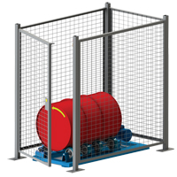 Guard Enclosure Kit for Drum Tumbler Tilt to Load DC613 | Meunier Outillage Industriel
