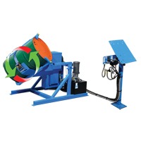 Drum Tumbler Tilt to Load, 55 US gal. (45 Imperial Gal.) Capacity, Variable Speed, 2 HP Meunier Outillage Industriel