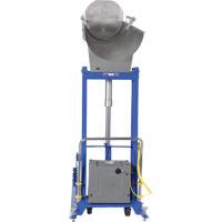 Portable Hydraulic Drum Dumper, For 30 - 55 US Gal. (25 - 45.8 Imperial Gal.) Meunier Outillage Industriel