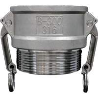 Cam & Groove Coupling, Stainless Steel, Type B, 3/4", Male NPT, 250 PSI Meunier Outillage Industriel