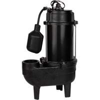 Pompe d'égout en fonte, 120 V, 9,5 A, 6000 gal./h, 1/2 CV DC850 | Meunier Outillage Industriel
