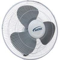 Ventilateur mural oscillant, Commercial, 3 vitesses, Diam&egrave;tre de 16" Meunier Outillage Industriel