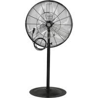 Outdoor Misting and Oscillating Pedestal Fan, Heavy-Duty, 3 Speed, 30" Diameter EA829 | Meunier Outillage Industriel