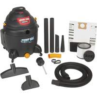 Aspirateur pour atelier avec pompe int&eacute;gr&eacute;e, Secs-humides, 6 CV, 18 gal. US (68,1 litres) Meunier Outillage Industriel