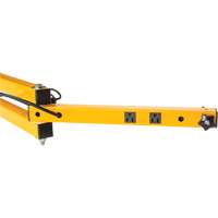 180 Double Locking Arm with 2 Receptacles Meunier Outillage Industriel