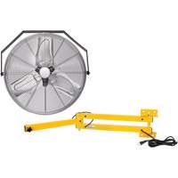 Industrial Workstation Fan Kit with Double Locking Arm, 24" Dia., 3 Speeds Meunier Outillage Industriel