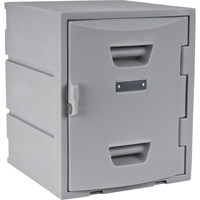 Locker, 15" x 15" x 18", Grey, Assembled FC689 | Meunier Outillage Industriel