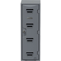 Locker, 12" x 15" x 47", Grey, Assembled FH729 | Meunier Outillage Industriel