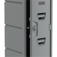 Locker, 12" x 15" x 47", Grey, Assembled FH729 | Meunier Outillage Industriel