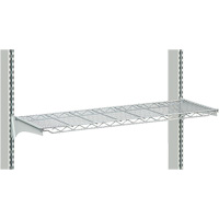 Postes de travail modulaires ergonomiques - Tablettes en fil m&eacute;tallique Meunier Outillage Industriel