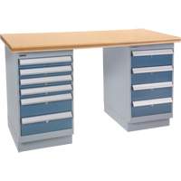 &eacute;tabli pr&eacute;conçu, 72" la x 36" p x 34" h, Capicit&eacute; 2500 lb Meunier Outillage Industriel