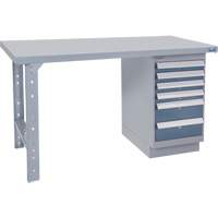 &eacute;tabli pr&eacute;conçu, 72" la x 36" p x 34" h, Capacit&eacute; 2500 lb Meunier Outillage Industriel