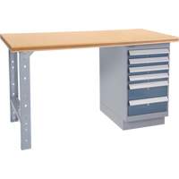 &eacute;tabli pr&eacute;conçu, 72" la x 36" p x 34" h, Capicit&eacute; 2500 lb Meunier Outillage Industriel